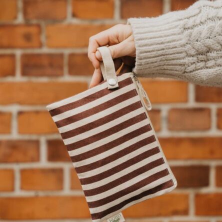 Pocket - Striped brown